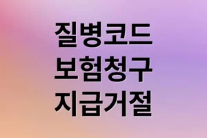 질병코드별 보험금 청구 기준과 지급 거절 대응 실무 가이드